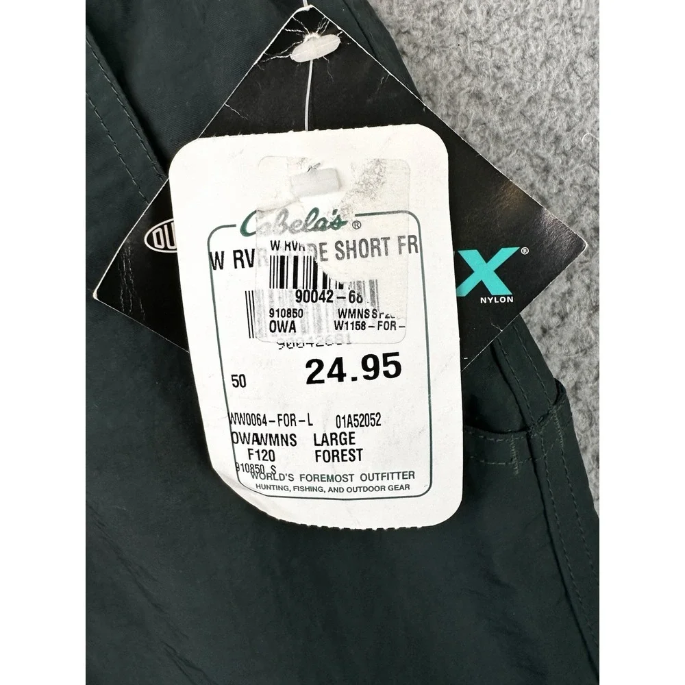 Cabela's World Wide Sportsman Men's DuPont Supplex Nylon Fishing Shorts L Green